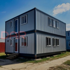 Двухэтажное модульное здание МЗ-04 из 4-х евромодулей 