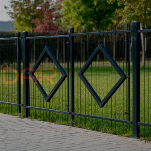 Газонные ограждения панельные "Ромб" 