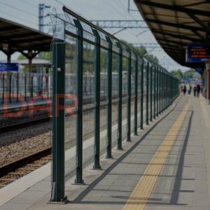 Перила и ограждения для жд станций из поликарбоната ПЕР - 28 