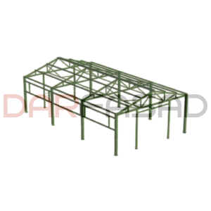 Ангар из сэндвич панелей 9x15x4,5 м 