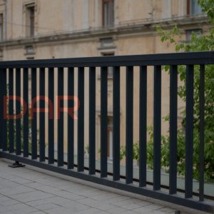 Балконные ограждения с вертикальным заполнением БО - 5 