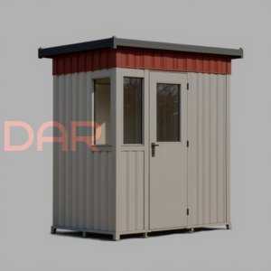 ПБК-05 СП - пост охраны, отделанный сэндвич-панелями 