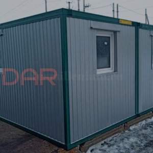 Штаб строительства МЗ-16 с МДФ панелями 