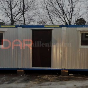 Штаб строительства МЗ-17 из трех блок контейнеров 